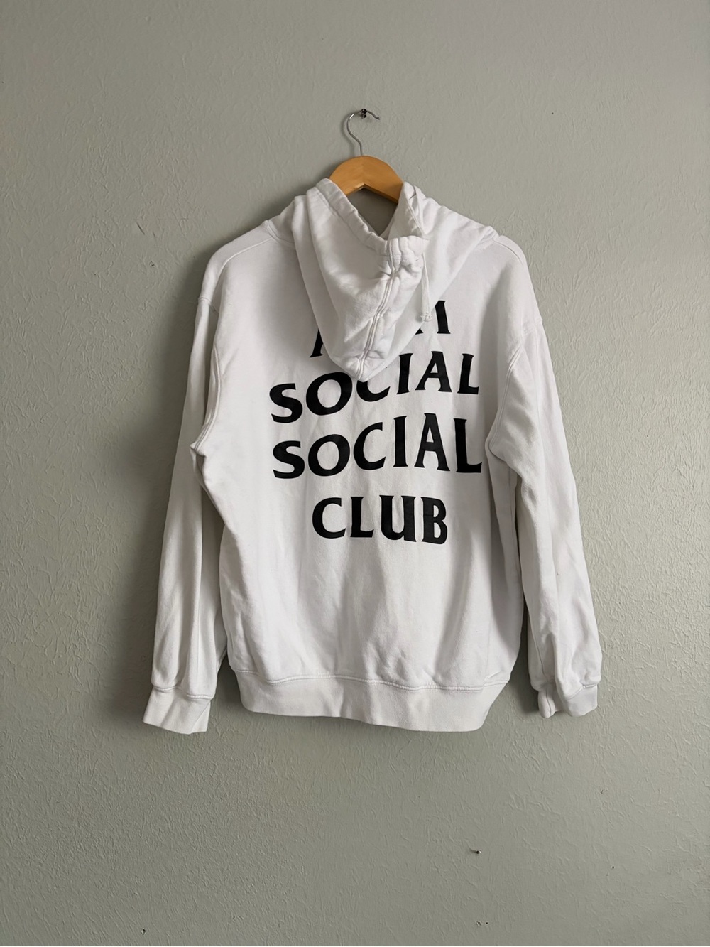 Anti Social Social Club White Hoodie Sweatshirt